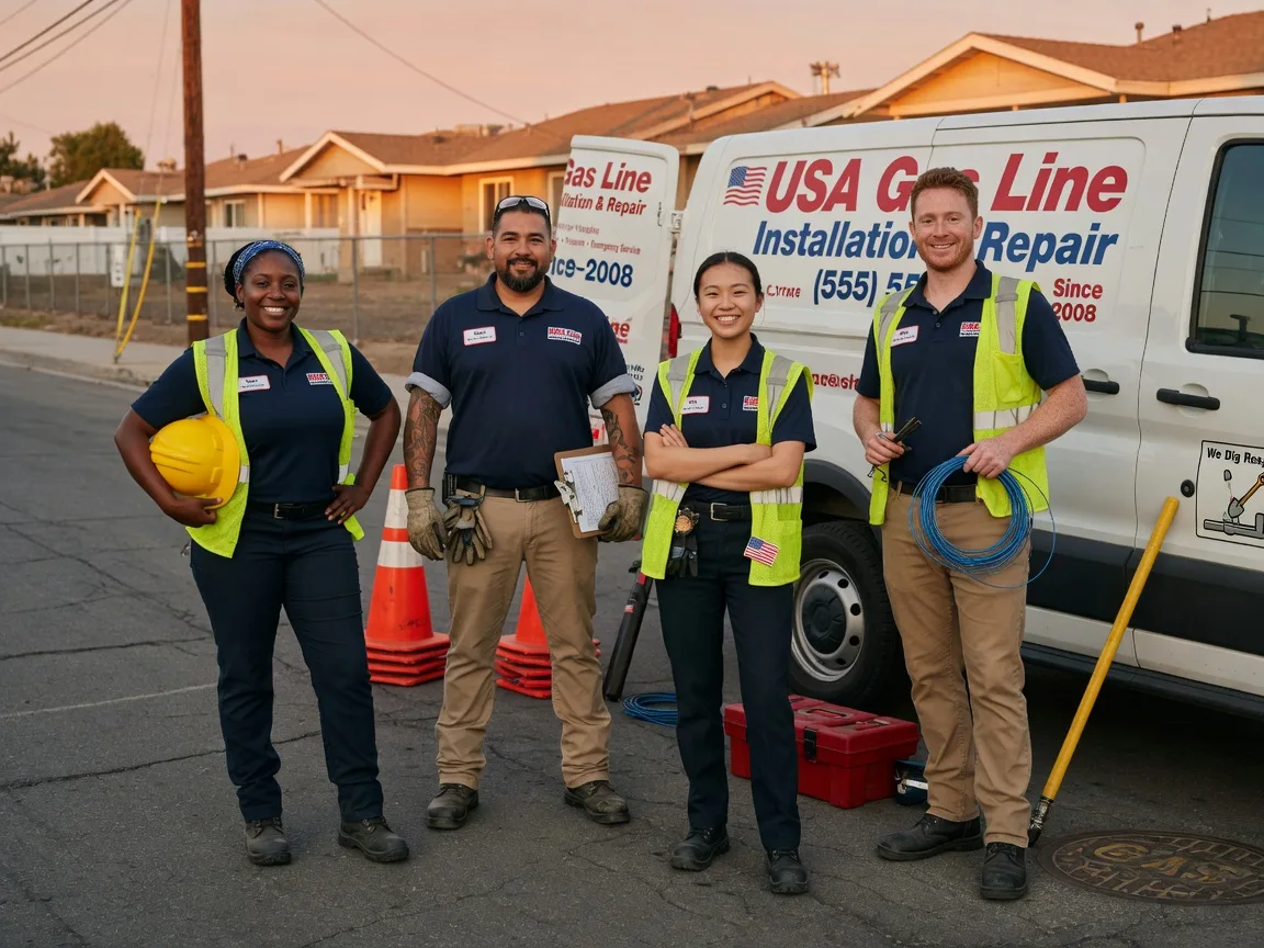 Gas Line Installation company in London, OH